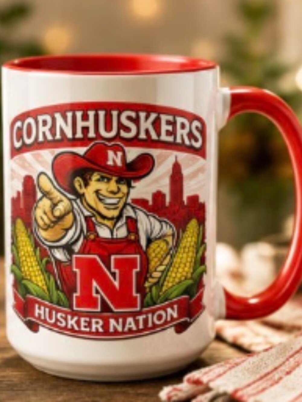 Cornhuskers "Husker Nation" Coffee Mug